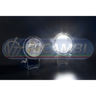 1 - FARETTO DA LAVORO ROTONDO 3 LED 11W 1200 LUMENS