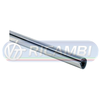 2 - PROFILO PARCOLPO PORTIERA CROMATO L650 COPPIA
