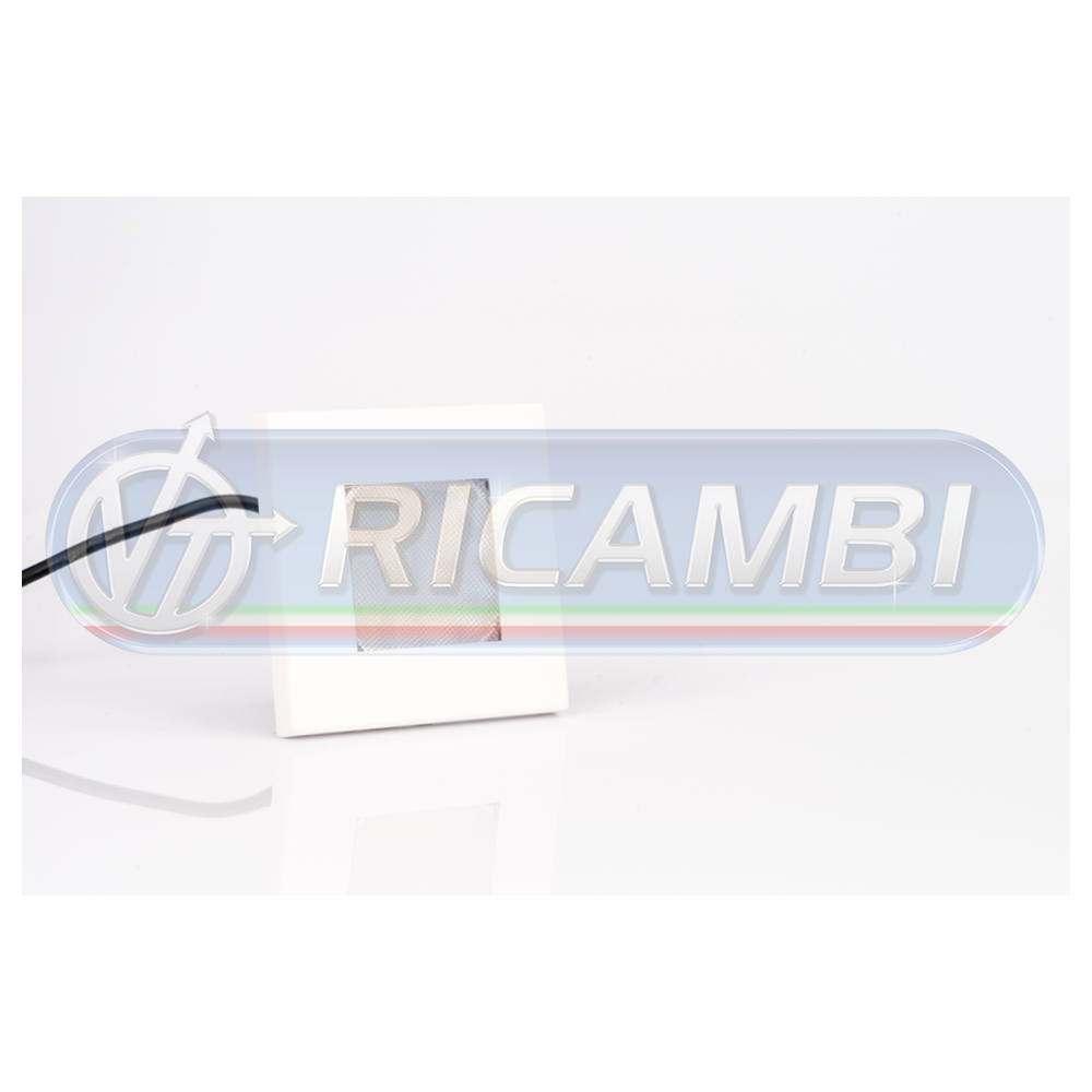 1 - PLAFONIERA A LED QUADRATA 76 MM BIANCA INCASSO