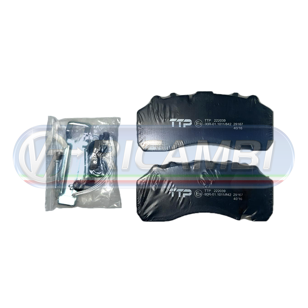 1 - PASTIGLIE FRENO RIMORC. ASSALE BPW DISCO 430 C/SCASSO