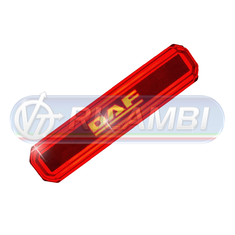 1 - FANALINO INGOMBRO LED SCRITTA DAF ROSSO