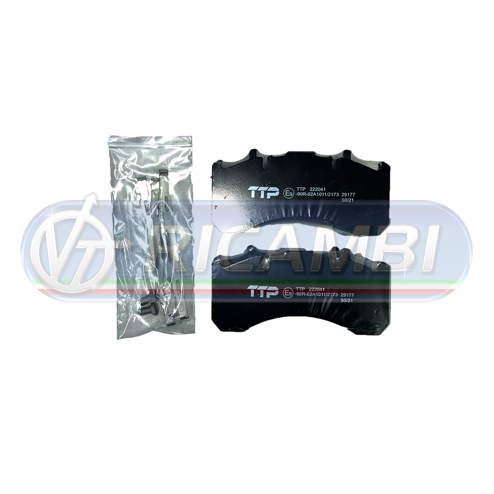 1 - PASTIGLIE FRENO RIMORC. ASSALE ROR