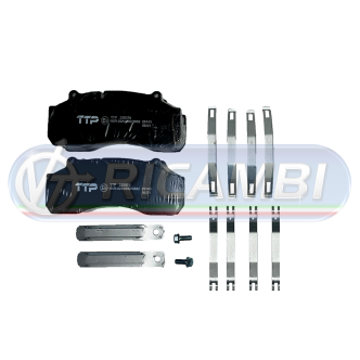 1 - PASTIGLIE FRENO RIMORC. ASSALE SAF SMB DISCO 430