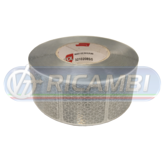 1 - NASTRO RIFLETTENTE BIANCO A SETTORI REFLEXITE AL METRO