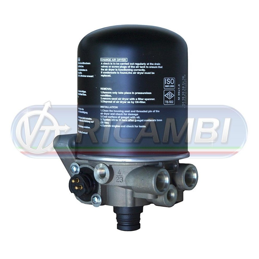 2 - ESSICCATORE ARIA C/FILTRO 12,5 BAR ORIG WABCO 4324100340-347