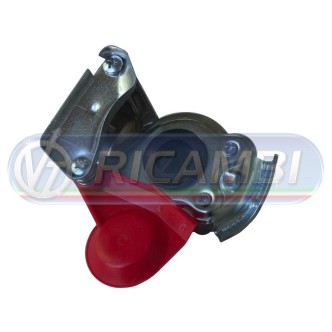 2 - GIUNTO ISO ROSSO m16X1,5 RIMORCHIO WABCO