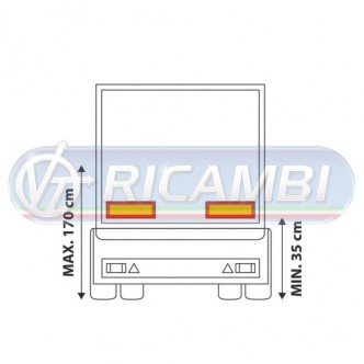 2 - PANNELLI DISTANZIOMETRICI RIMORCHIO KIT