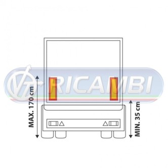 2 - PANNELLI DISTANZIOMETRICI RIMORCHIO KIT