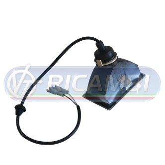 1 - FANALINO VISIERA BIANCO C/CABLAGGIO FH 1