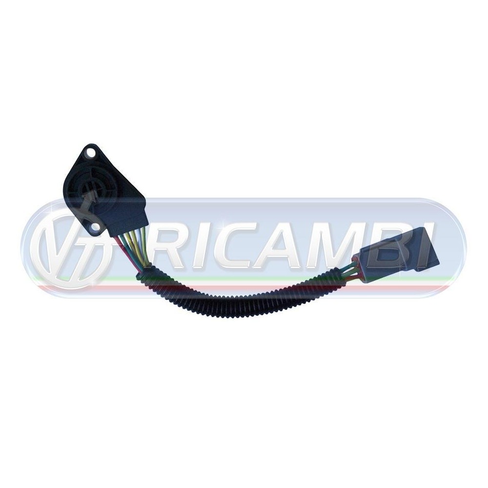 2 - SENSORE ACCELERATORE - POTENZIOMETRO 6 CAVI GRIGIO