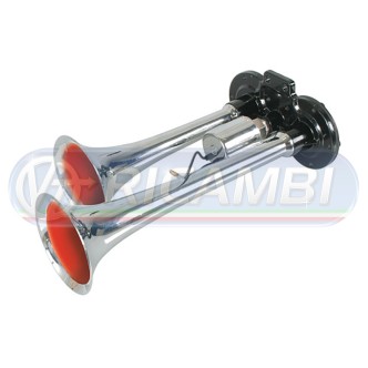 2 - AVVISATORE ACUSTICO PNEUMATICO 24V 5A LAMPA