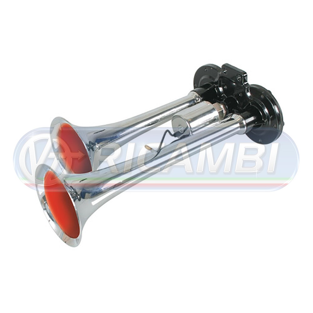 2 - AVVISATORE ACUSTICO PNEUMATICO 24V 5A LAMPA