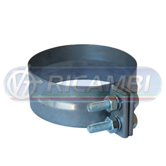 2 - FASCETTA FLESSIBILE SCARICO 2 DIAMETRI INOX