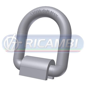 2 - ANELLO FERMACARICO 12T MEDIO PESANTE C/SUPPORTO A SALDARE