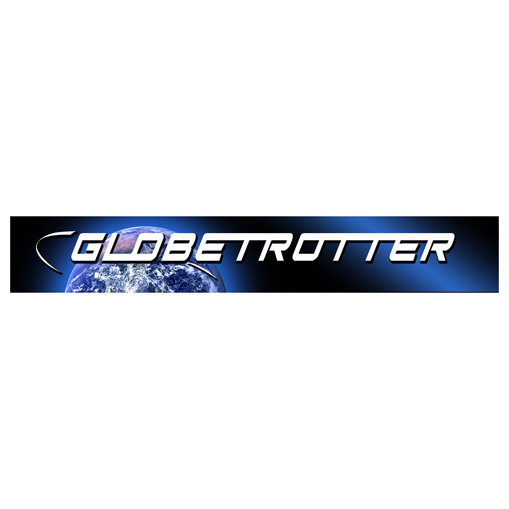2 - ADESIVO GLOBETROTTER FH 1 FH 2 FH 3 CABINA STD (AZZURRO)