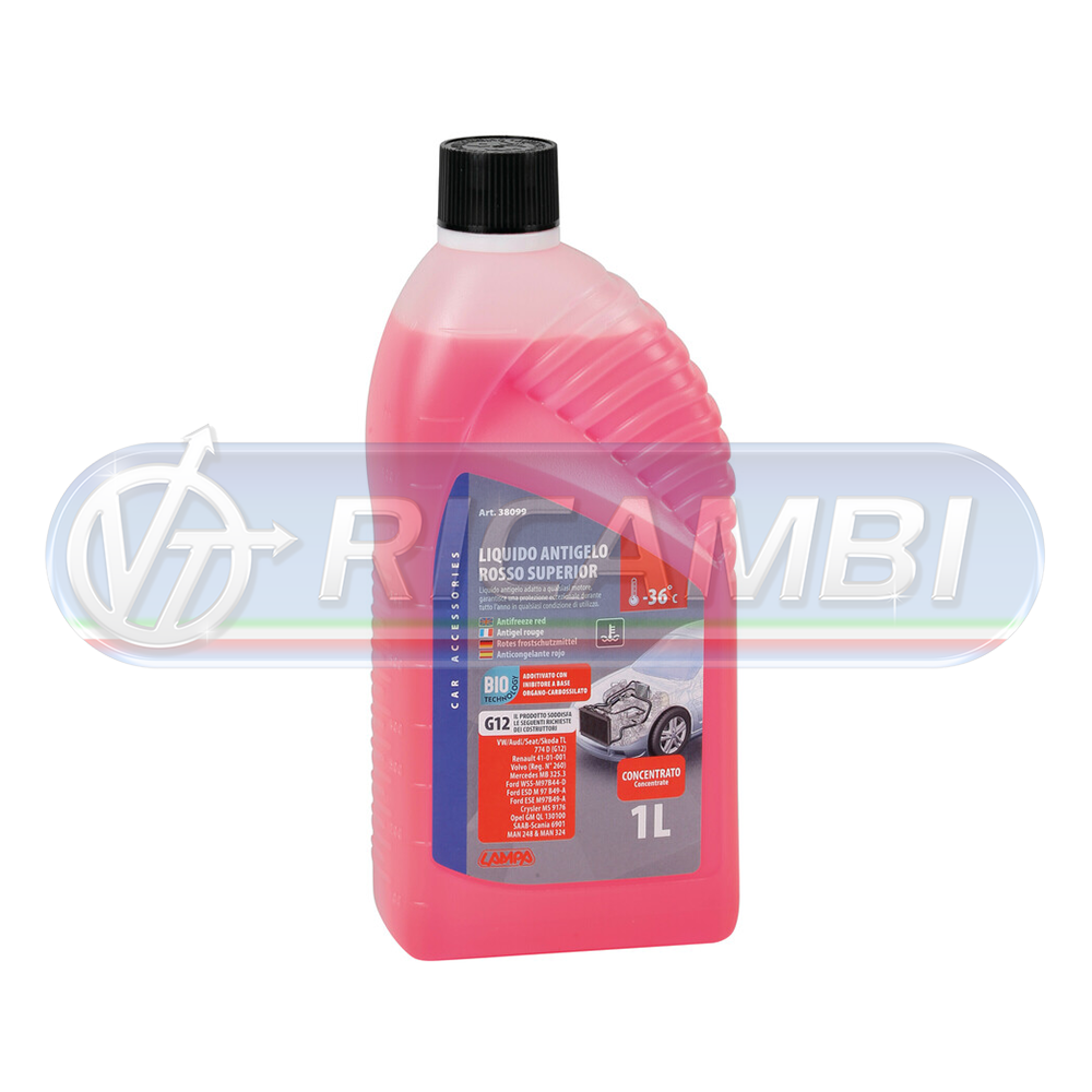 2 - LIQUIDO REF. RADIATORE 1 LT ROSSO