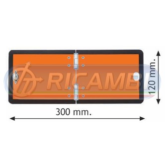 2 - PANNELLO ADR PICCOLO PIEGHEVOLE 300X120X2