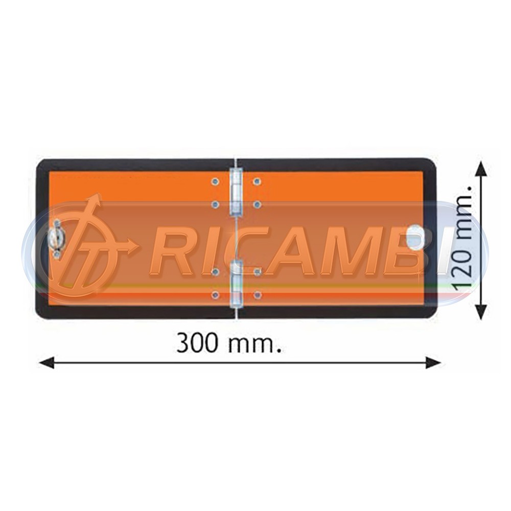2 - PANNELLO ADR PICCOLO PIEGHEVOLE 300X120X2