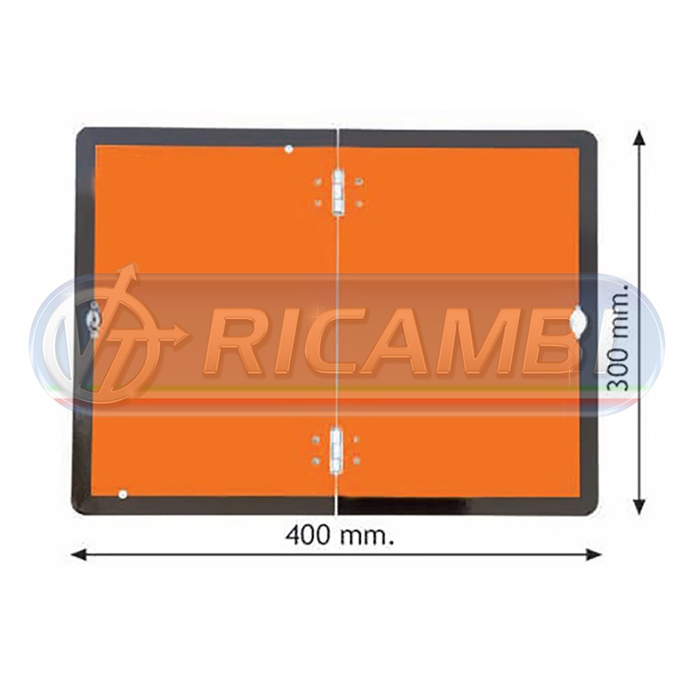 1 - PANNELLO ADR PIEGHEVOLE VERTICALE 400X300X2