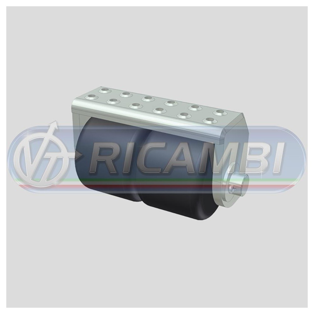 1 - TAMPONE PARACOLPI A 2 RULLI