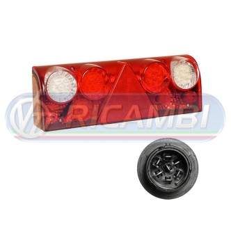 1 - FANALE POSTERIORE RIMOR. EUROPOINT II SCHMITZ 4 CONN. TONDI SX