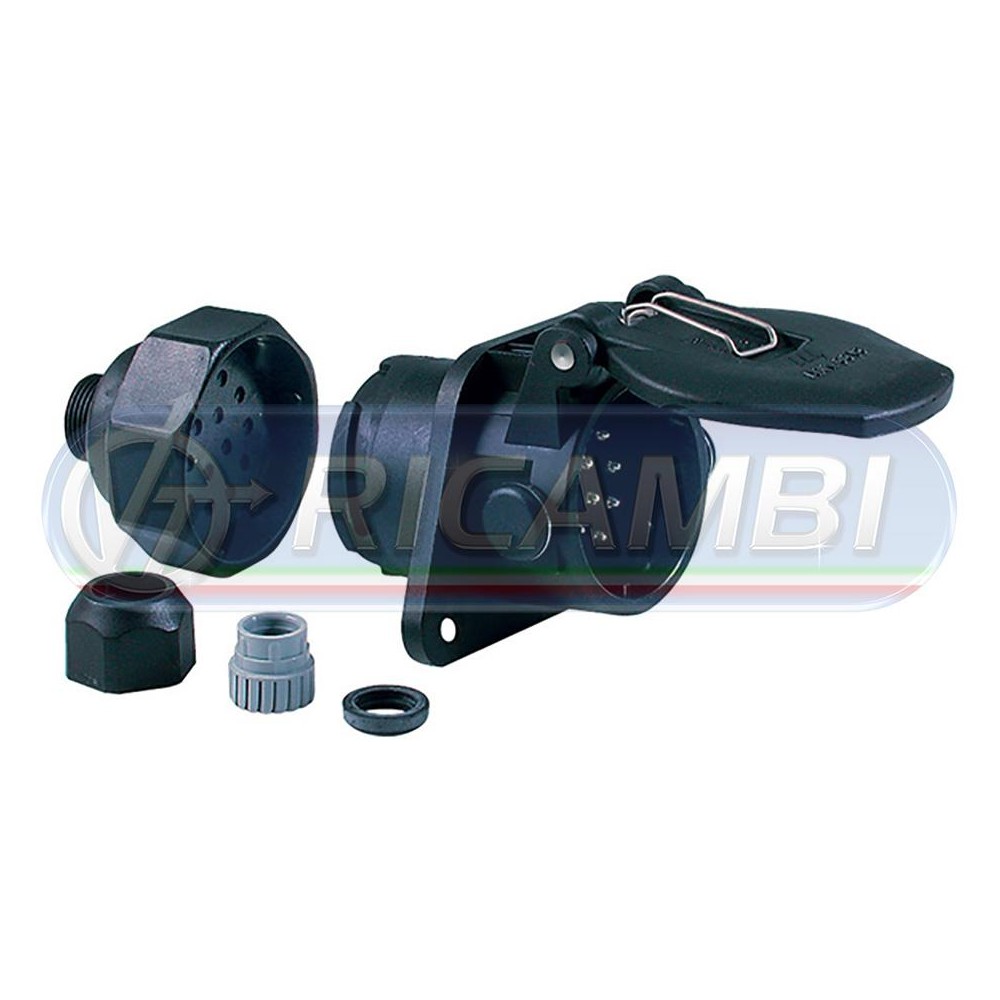 1 - SPINA 24V 15 POLI ABS PLASTICA A SERRAFILO