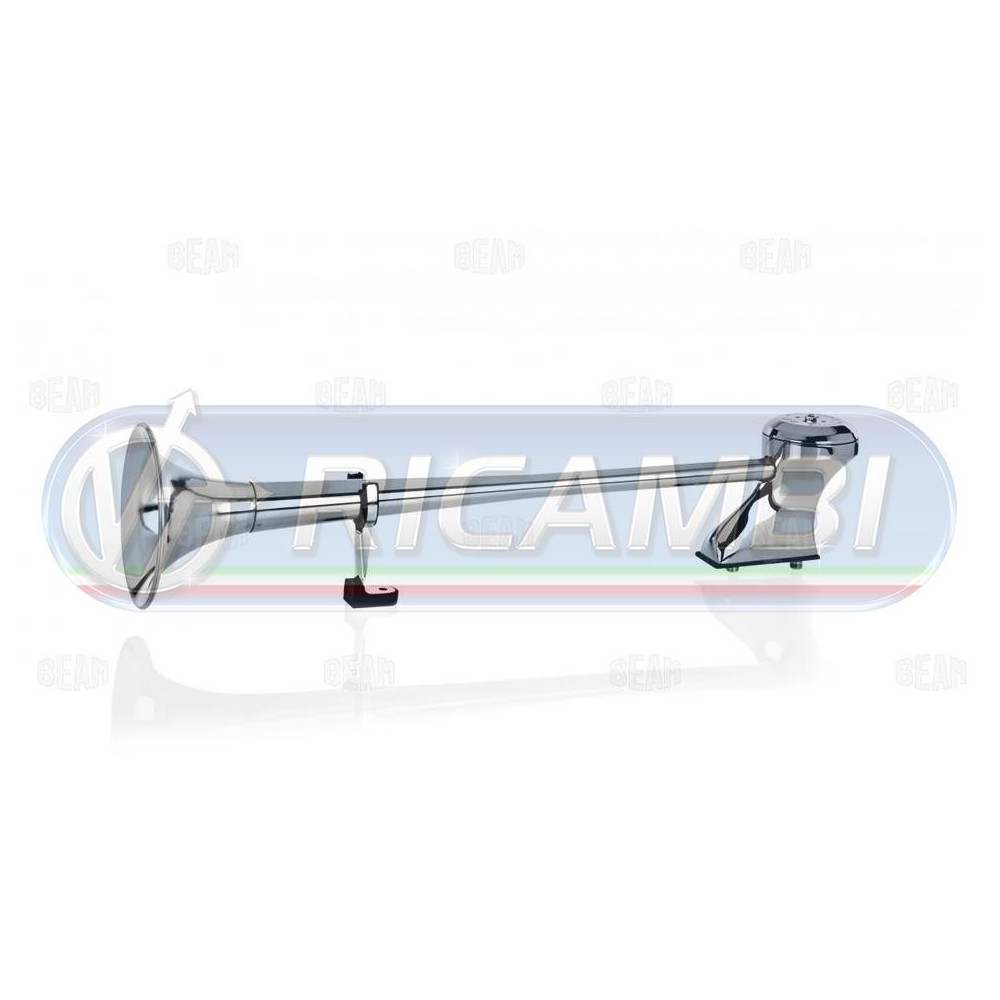 1 - TROMBA TONO ALTO CORNETTO 55 CM INOX