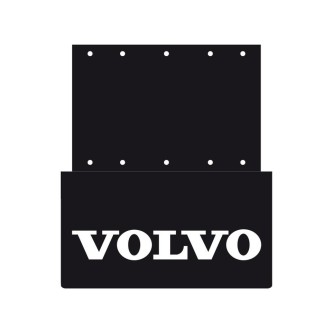 2 - PARASPRUZZI OMOL. 65 X 75 CM POST. NERO C/LOGO VOLVO