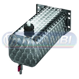 2 - TANICA INOX FIORETTATA 10 LT 17X17X40 C/DISPENSER BAWER