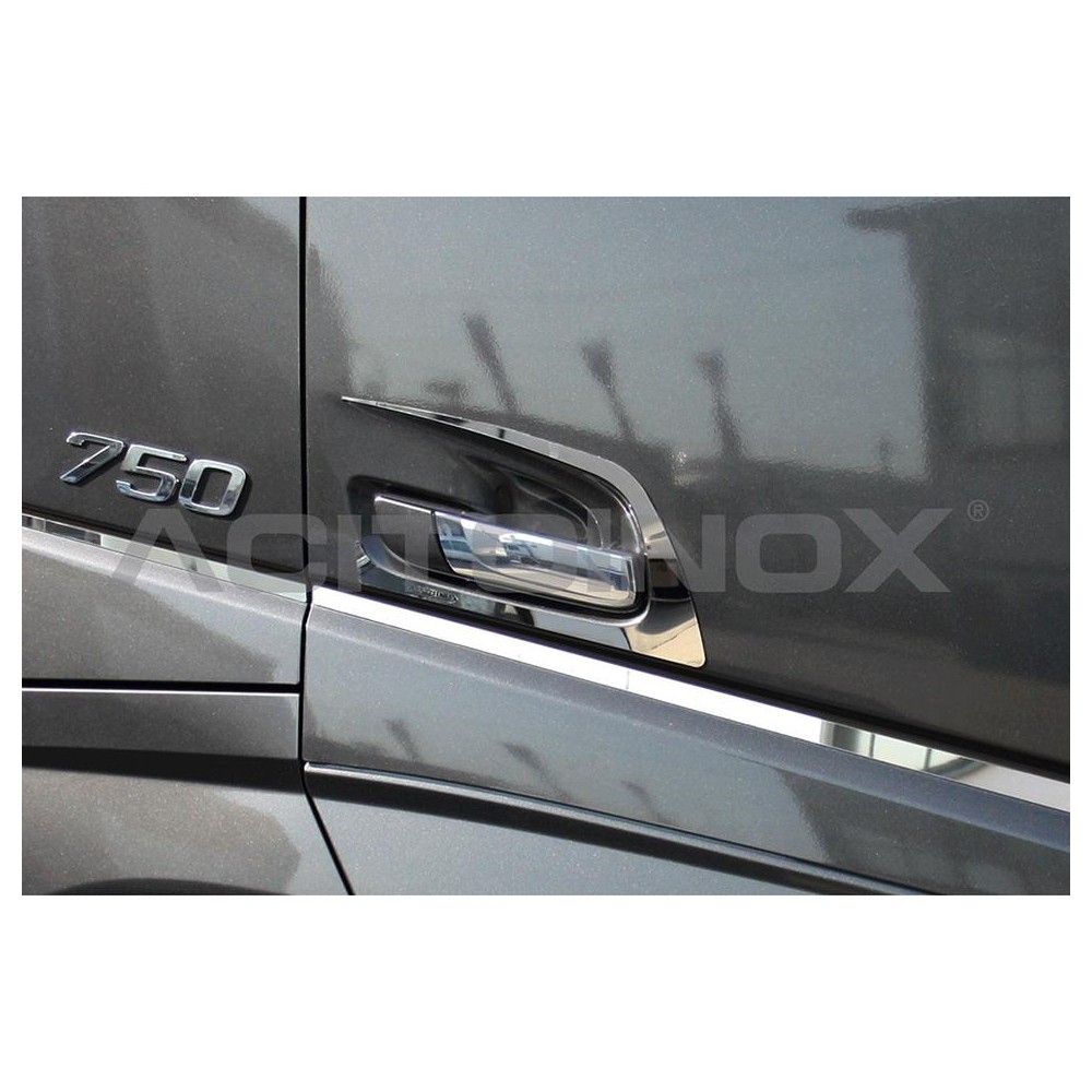 2 - CONTORNO MANIGLIA INOX FH 4 IN COPPIA