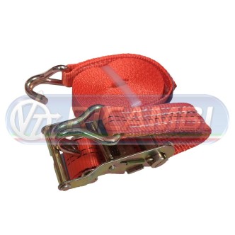 2 - CINGHIA ANCORAGGIO 35 mm MT 5 2T GANCIO SINGOLO