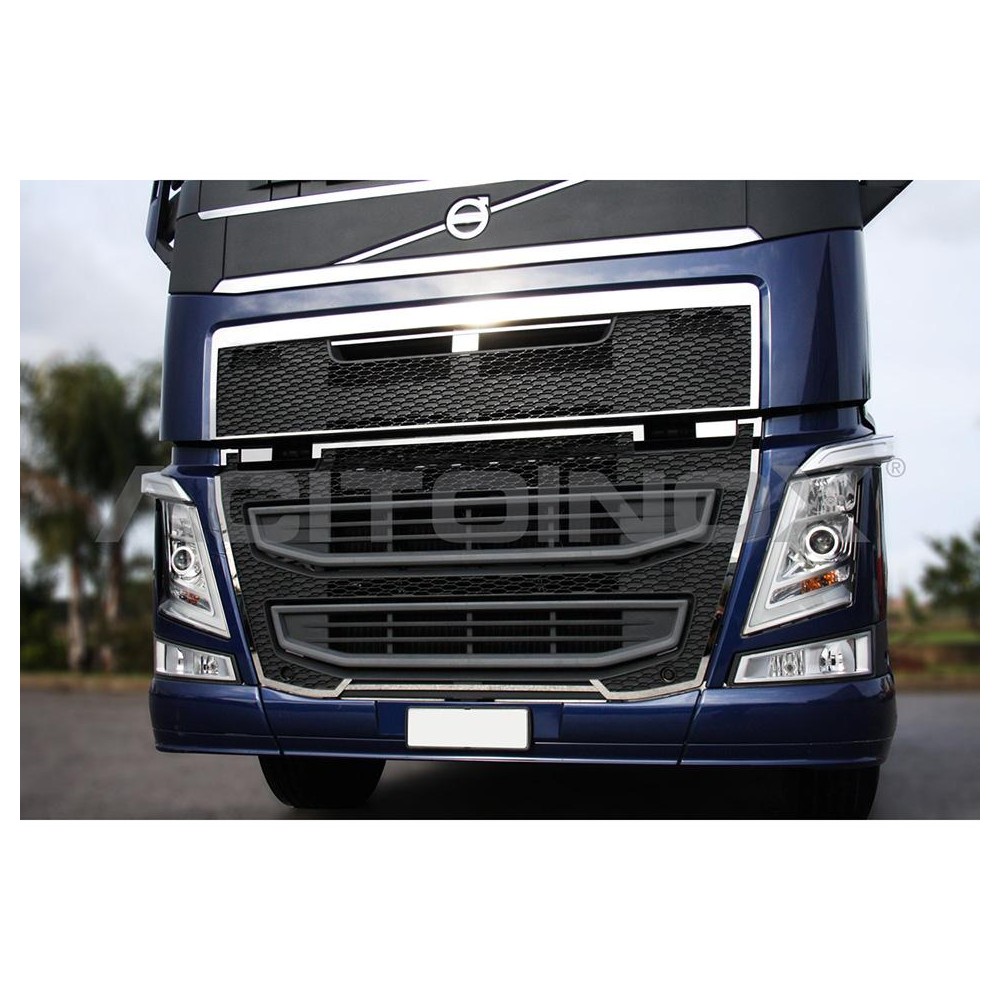 2 - CORNICI INOX MASCHERINO FH 4 IN COPPIA