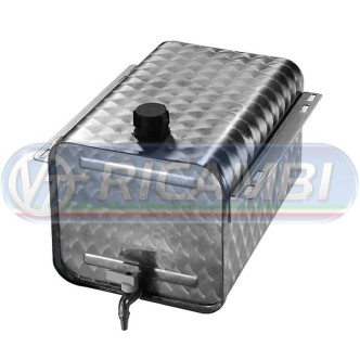 2 - TANICA INOX FIORETTATA 25 LT 28,5X24,5X40 BAWER