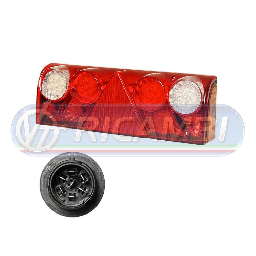 2 - FANALE POSTERIORE RIMOR. EUROPOINT II SCHMITZ 4 CONN. TONDI DX