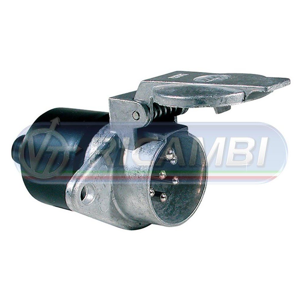 1 - PRESA 24V - N 7P (M) ALLUMINIO FASTON