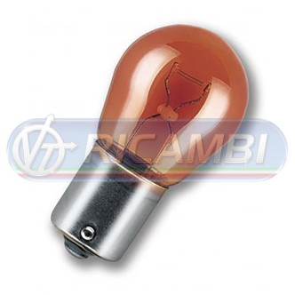 1 - LAMPADINA BAU15S 24V 21W ARANCIONE OSRAM