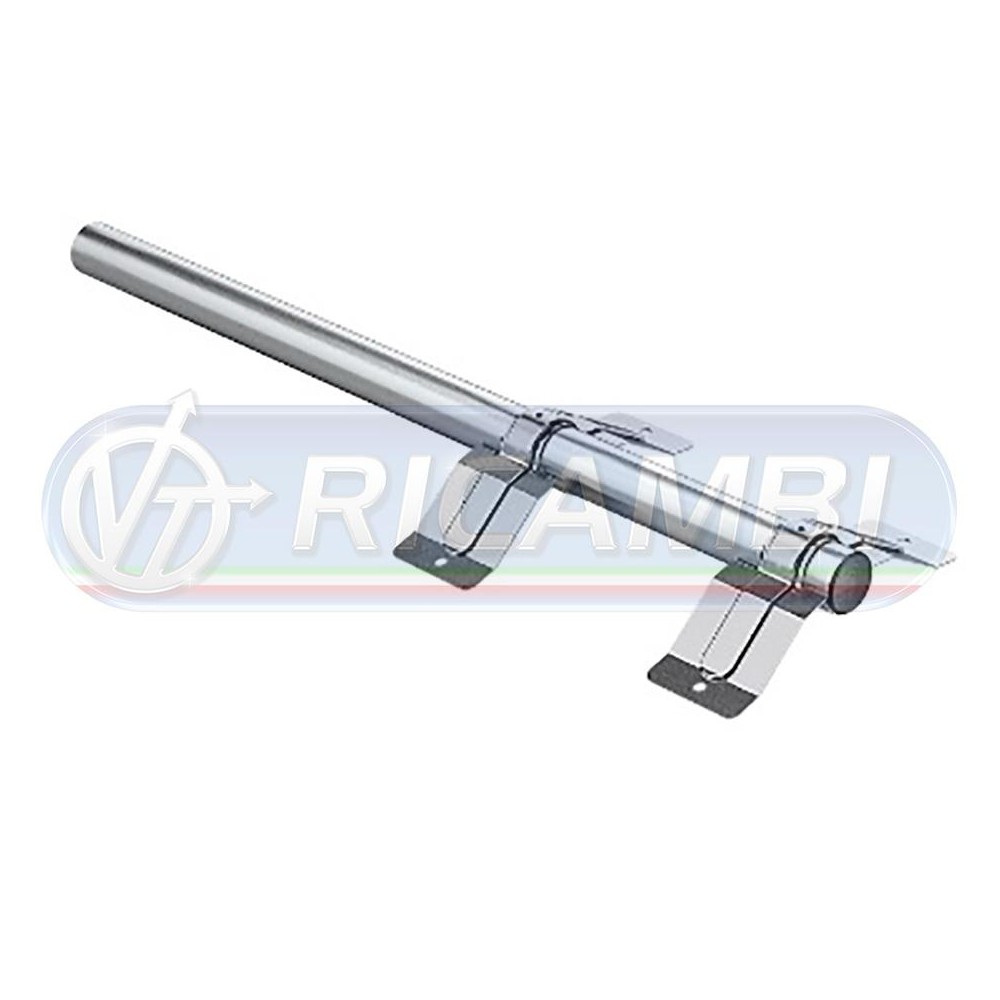 2 - TUBO SOSTEGNO PARAFANGO DIAM.54 L. 750 ZINC. C/STAFFE