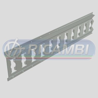 1 - PROFILO FERMACARICO 'AX' L3050 ZINC.