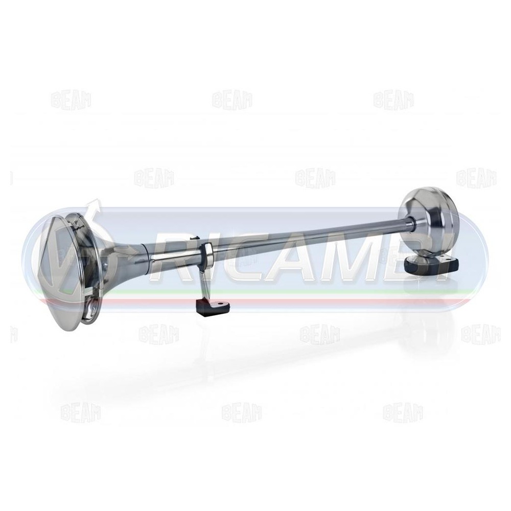 2 - TROMBA TONO ALTO CORNETTO 55 CM INOX