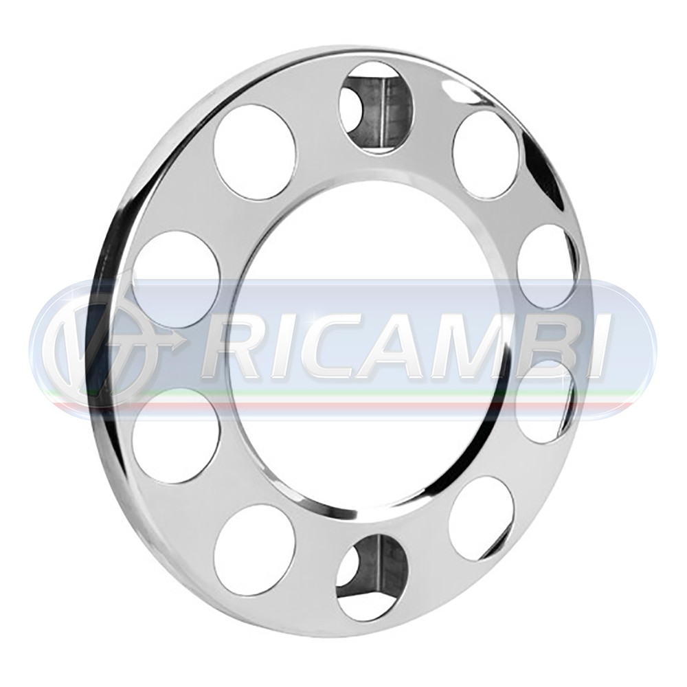1 - ANELLO PARADADI 10 FORI ACCIAIO INOX FORO 33 MM PER CERCHIO LEGA