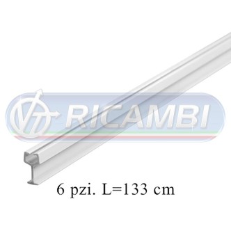 1 - BINARI PIEGHEVOLI A "Y" PER TENDE - 6 PZI L133 cm