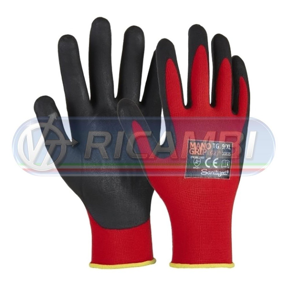 1 - GUANTI IN NYLON SPALMATI IN NITRILE TG XL