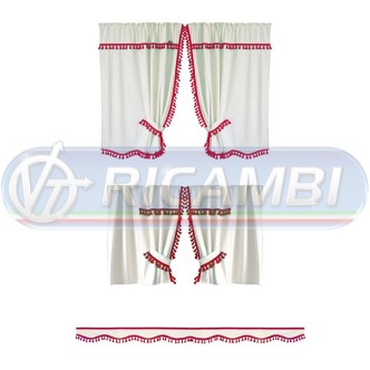 1 - TENDE NEW DREAM CAB. NORM. BEIGE FRANGIA ROSSA