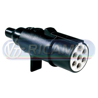1 - SPINA 24V - S 7P (M) PLASTICA FASTON