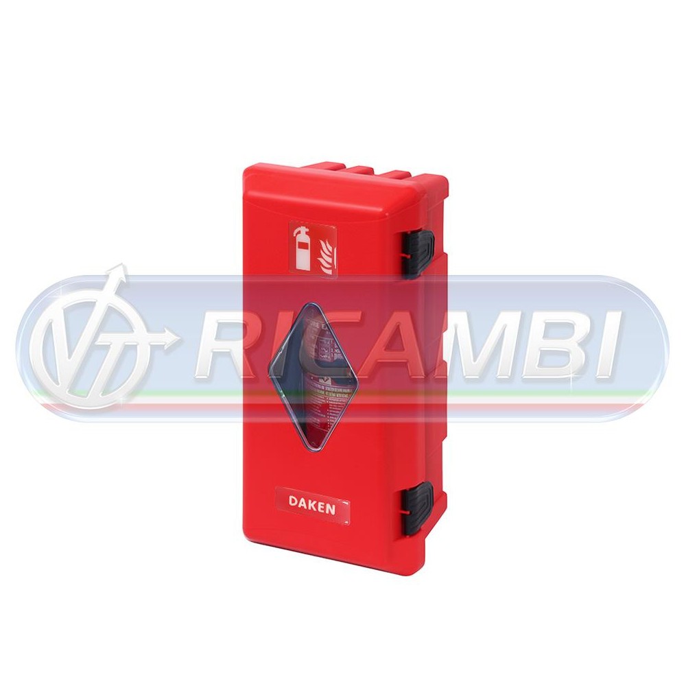 1 - PORTA ESTINTORE KG 6 ROSSO ADAMANT