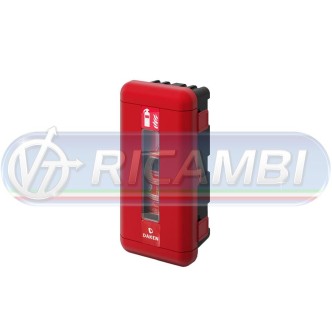 1 - PORTA ESTINTORE KG 6 ROSSO REGON