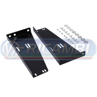 1 - STAFFE SUPP. CASSETTA TERMOPLASTICA 600 mm IN COPPIA