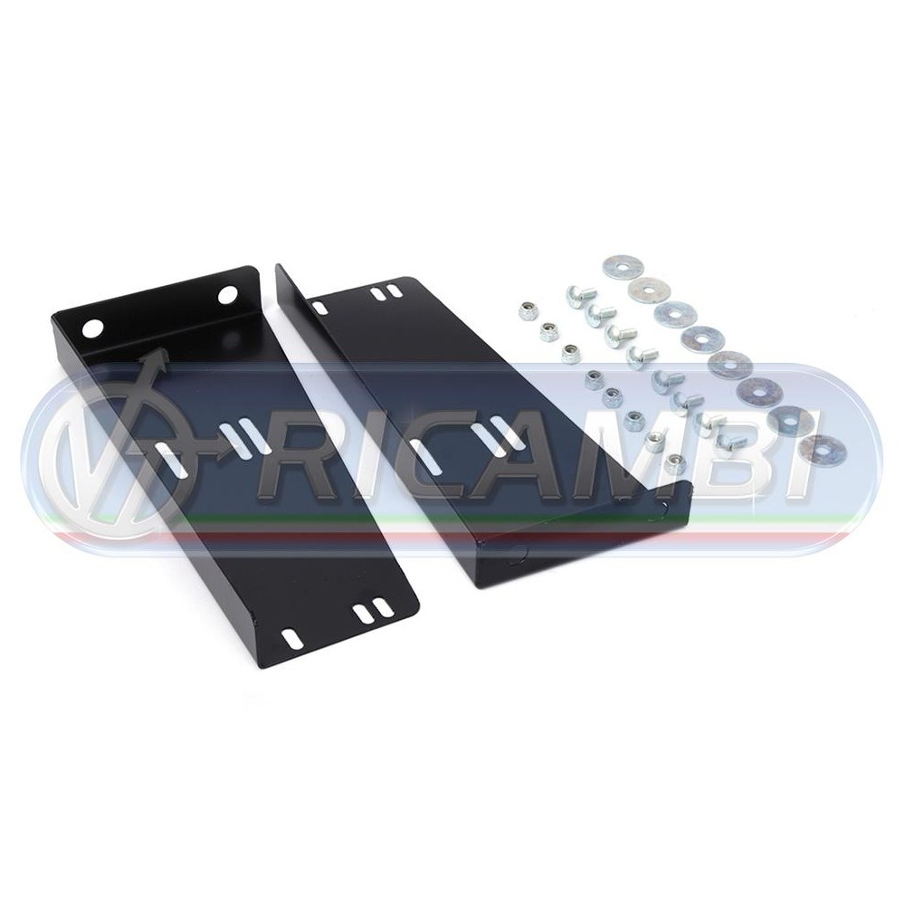 1 - STAFFE SUPP. CASSETTA TERMOPLASTICA 550 mm IN COPPIA