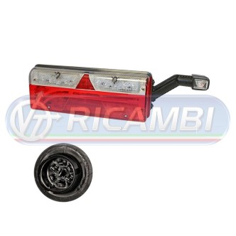 1 - FANALE POSTERIORE RIMOR. EUROPOINT III FULL LED C/CORNETTO DX