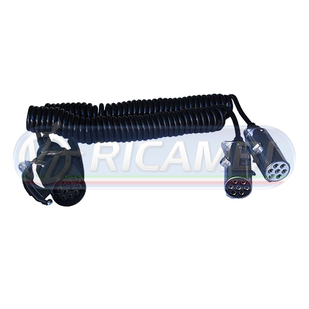 1 - SPIRALE ELETTRICA 1x15 - 2x7 POLI LUNGHEZZA 4,5M